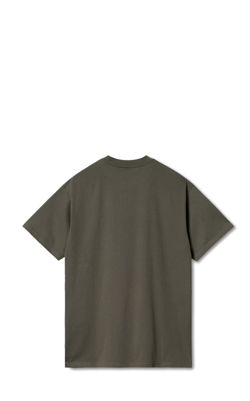 Carhartt WIP S/S Script Embroidery T-Shirt Cypress/Black - Image 3