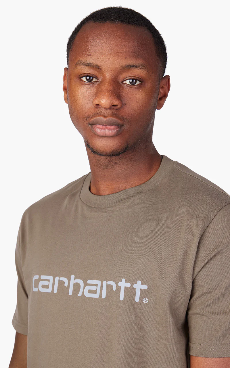 Carhartt WIP S/S Script T-Shirt Barista/Mirror - Image 6