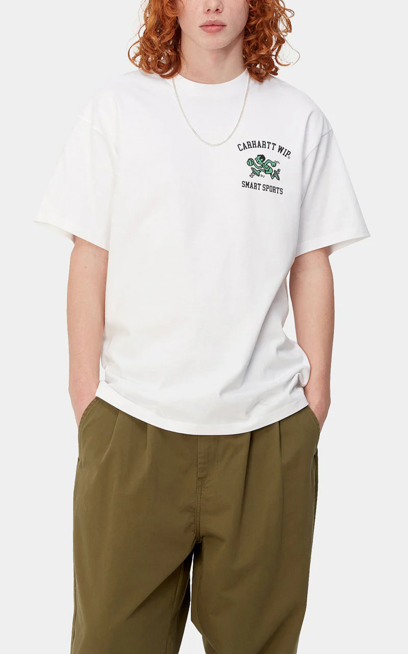 Carhartt WIP S/S Smart Sports T-Shirt White - Image 2