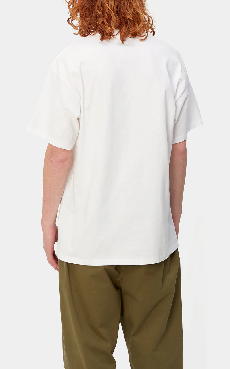 Carhartt WIP S/S Smart Sports T-Shirt White - Image 5