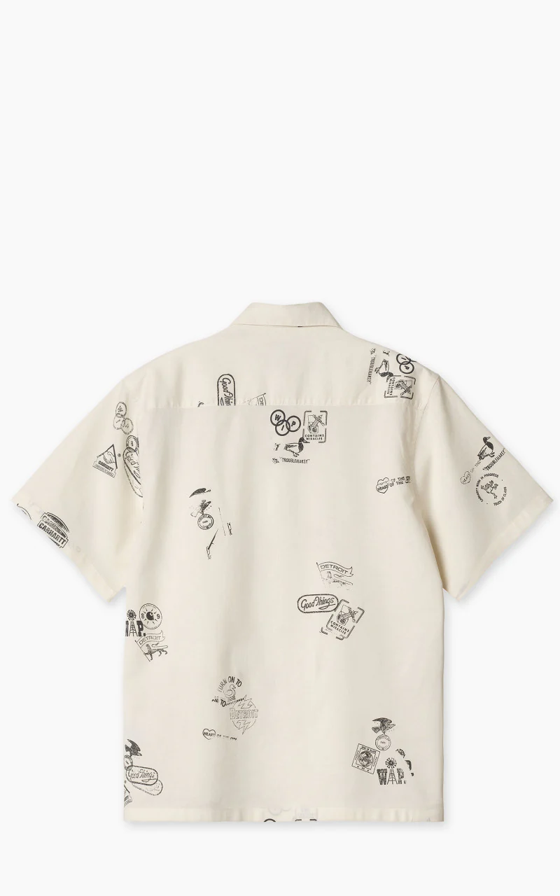 Carhartt WIP S/S Stamp Shirt Stamp Print/Wax - Image 3
