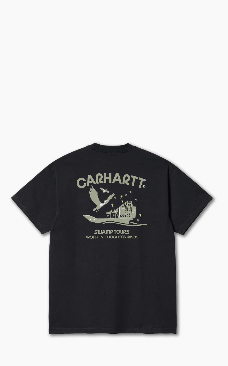 Carhartt WIP S/S Swamp Tours T-Shirt Dark Navy - Image 2