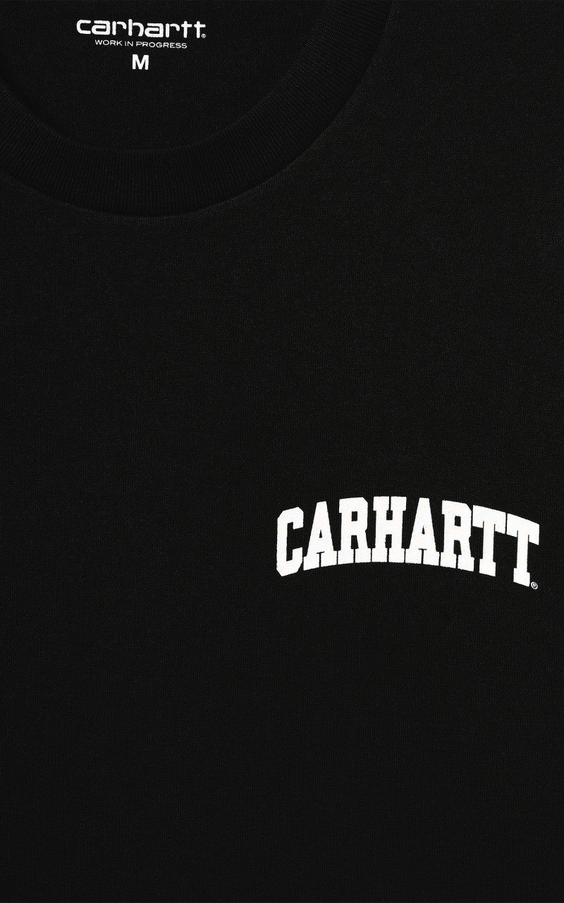 Carhartt WIP S/S University Script T-Shirt Black/White - Image 3