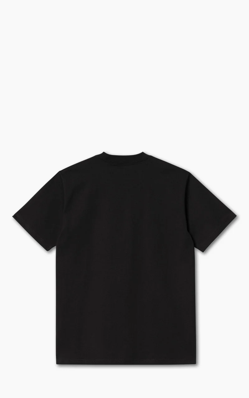 Carhartt WIP S/S University Script T-Shirt Black/White - Image 6