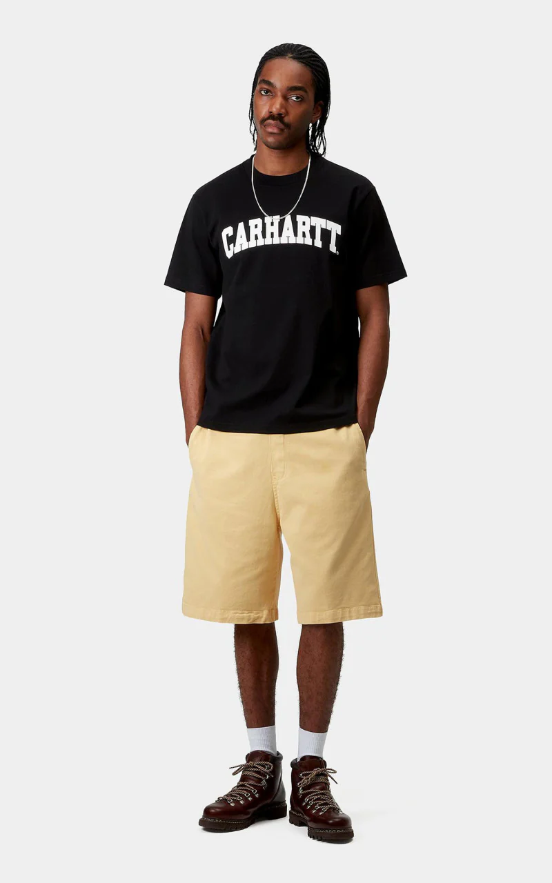 Carhartt WIP S/S University T-Shirt Black/White - Image 3