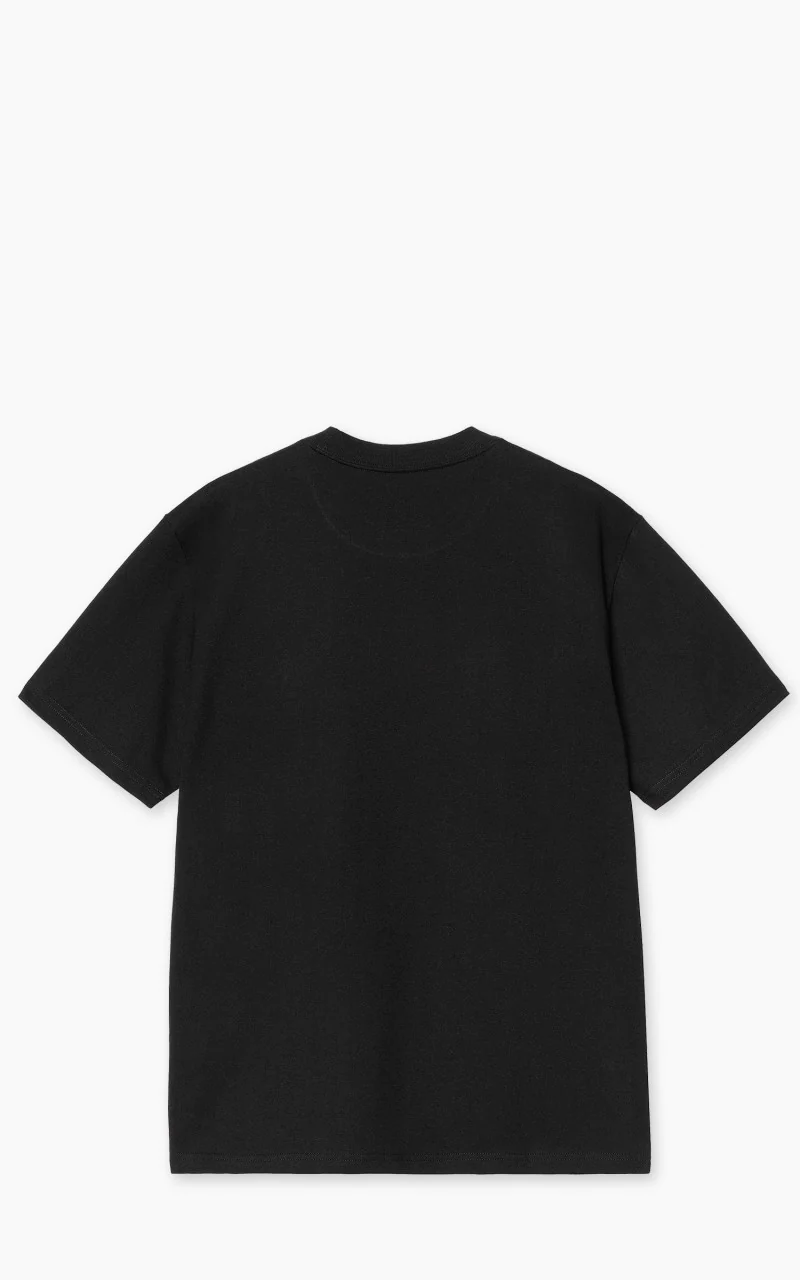 Carhartt WIP S/S University T-Shirt Black/White - Image 5