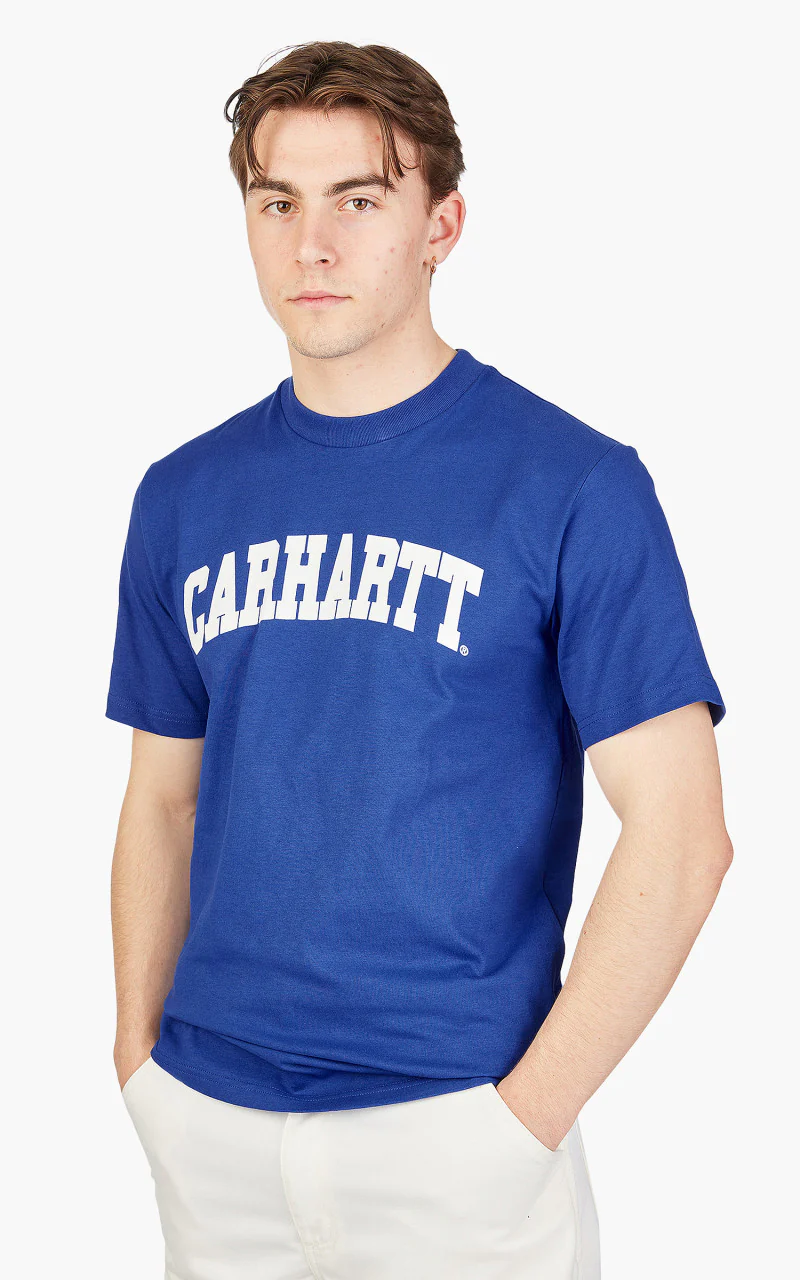 Carhartt WIP S/S University T-Shirt Lazurite - Image 4