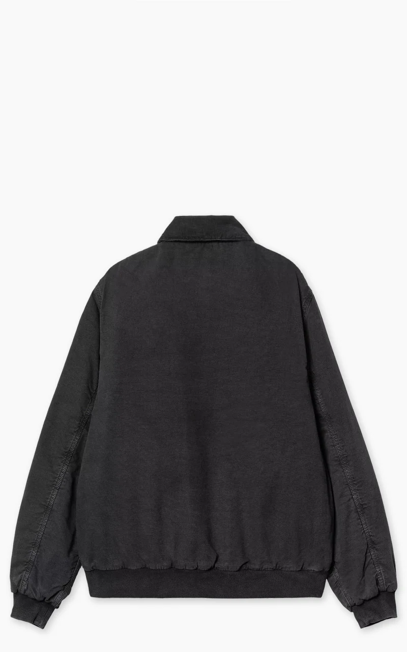 Carhartt WIP Stanton Jacket Hubbard Canvas Black/Black - Image 5
