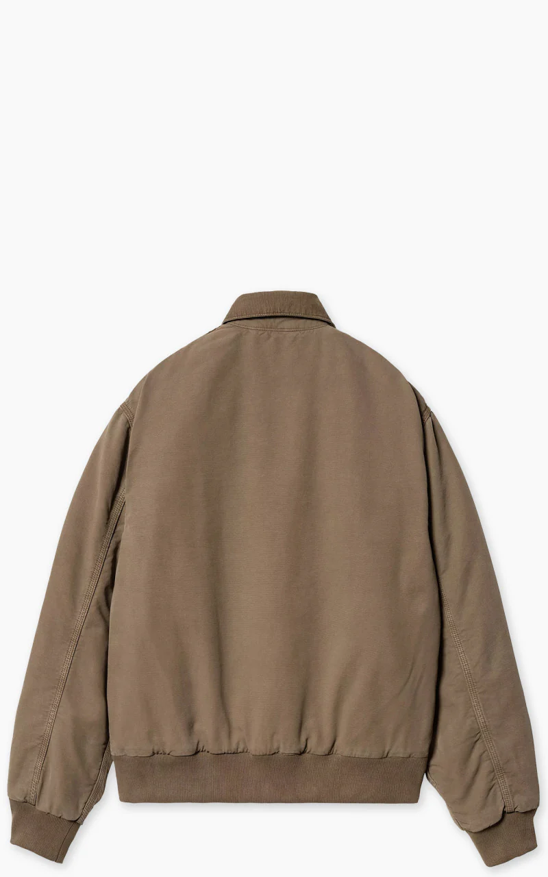 Carhartt WIP Stanton Jacket Hubbard Canvas Chocolate/Chocolate - Image 6