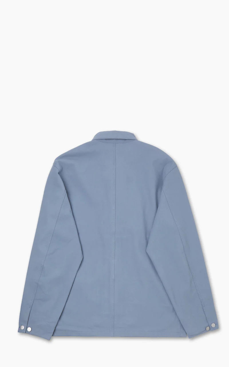 Carhartt WIP Suede Michigan Coat Artificial Suede Leather Dove Grey - Image 9
