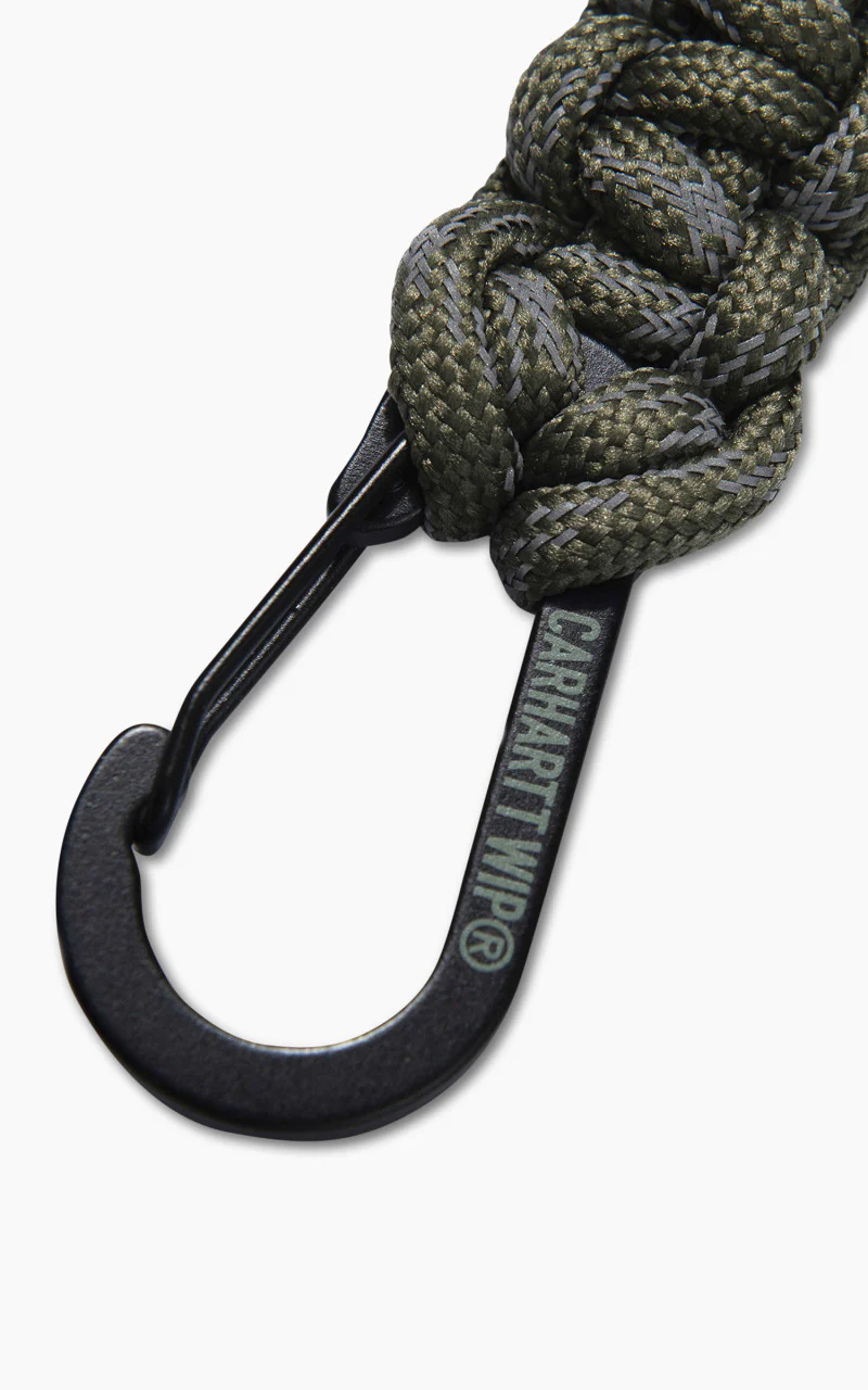 Carhartt WIP Tour Cord Keychain Smoke Green/Reflective - Image 2