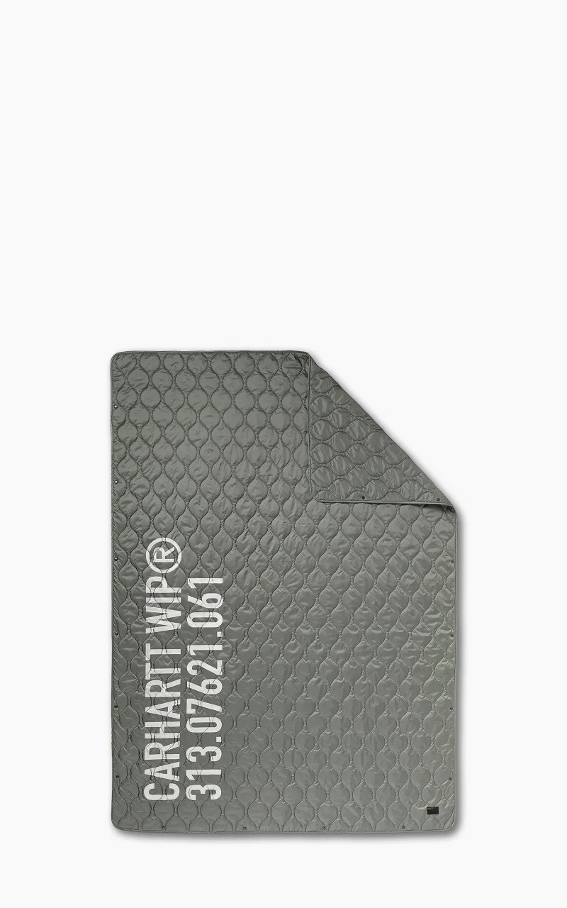 Carhartt WIP Tour Quilted Blanket Smoke Green/Reflective