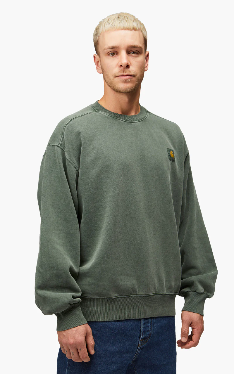 Carhartt WIP Vista Sweatshirt Boxwood - Image 6