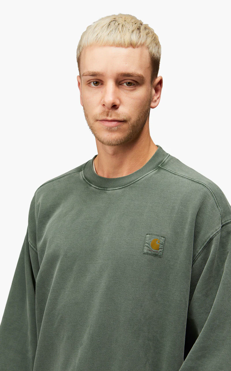 Carhartt WIP Vista Sweatshirt Boxwood - Image 7