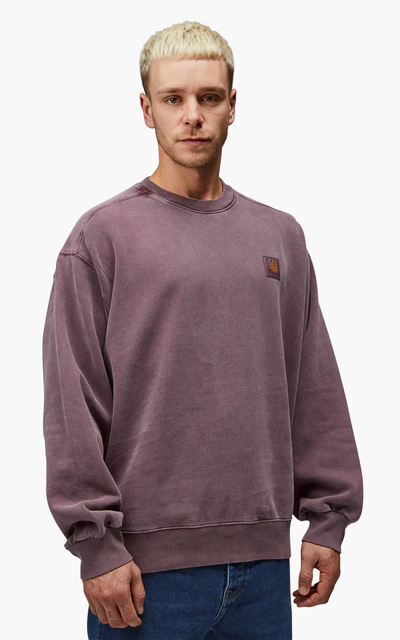 Carhartt WIP Vista Sweatshirt Dark Plum - Image 6