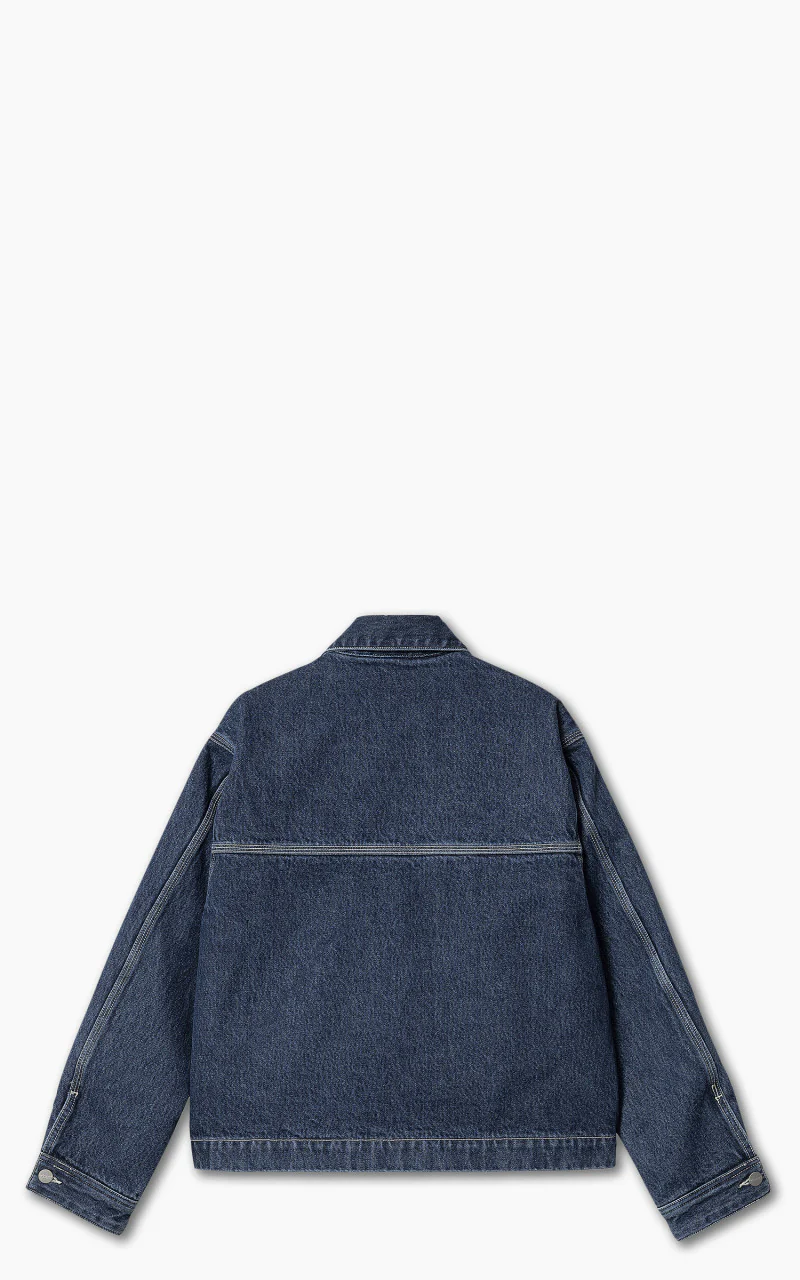 Carhartt WIP W' Rider Shirt Jac Blue Stone Washed - Image 3