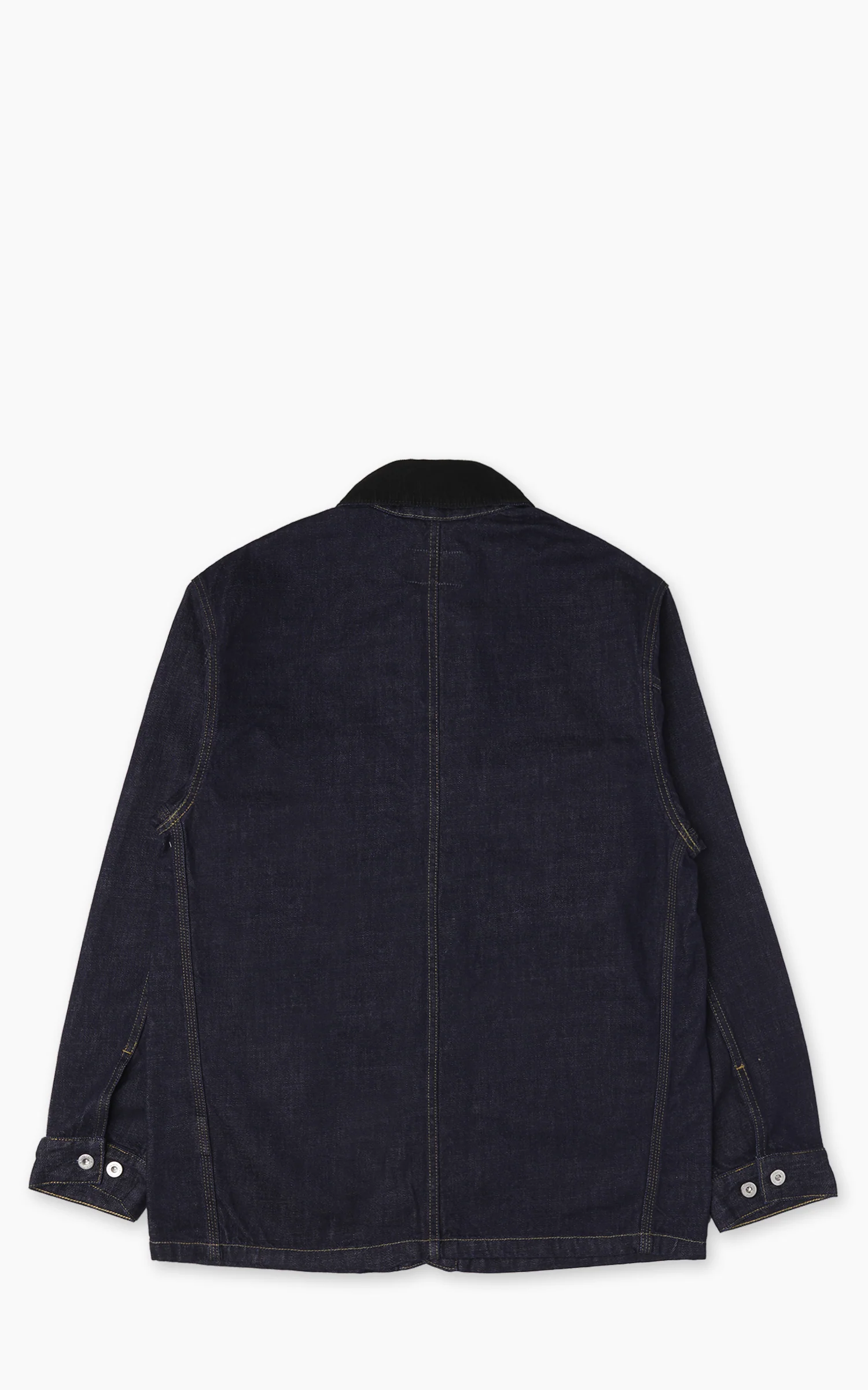 Carhartt WIP Warren Chore Coat Camano Denim Blue/Black Rinsed - Image 2