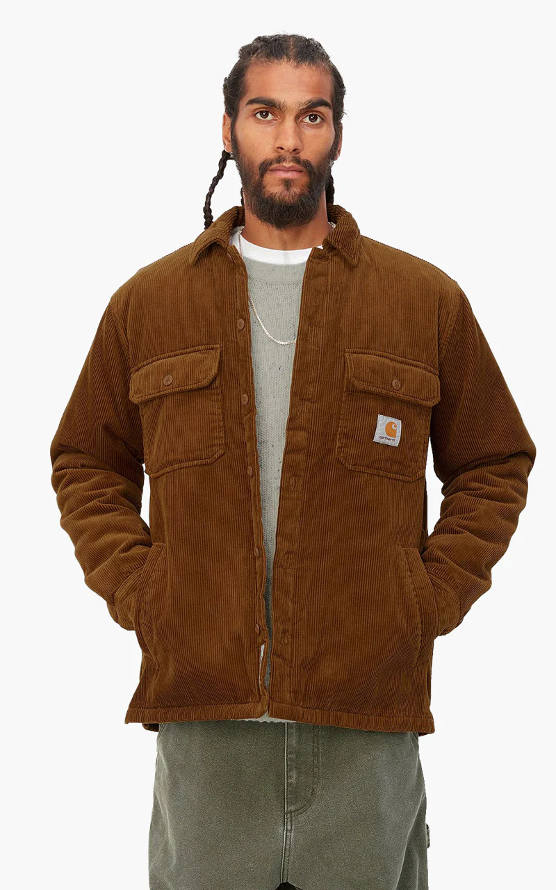 Carhartt WIP Whitsome Shirt Jac Deep H Brown - Image 2