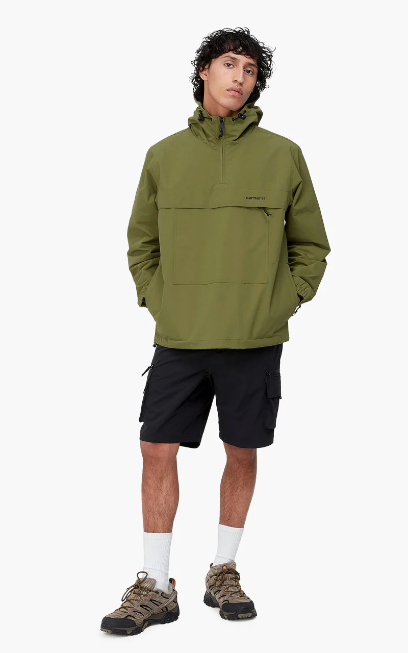 Carhartt WIP Windbreaker Pullover Kiwi/Black - Image 2