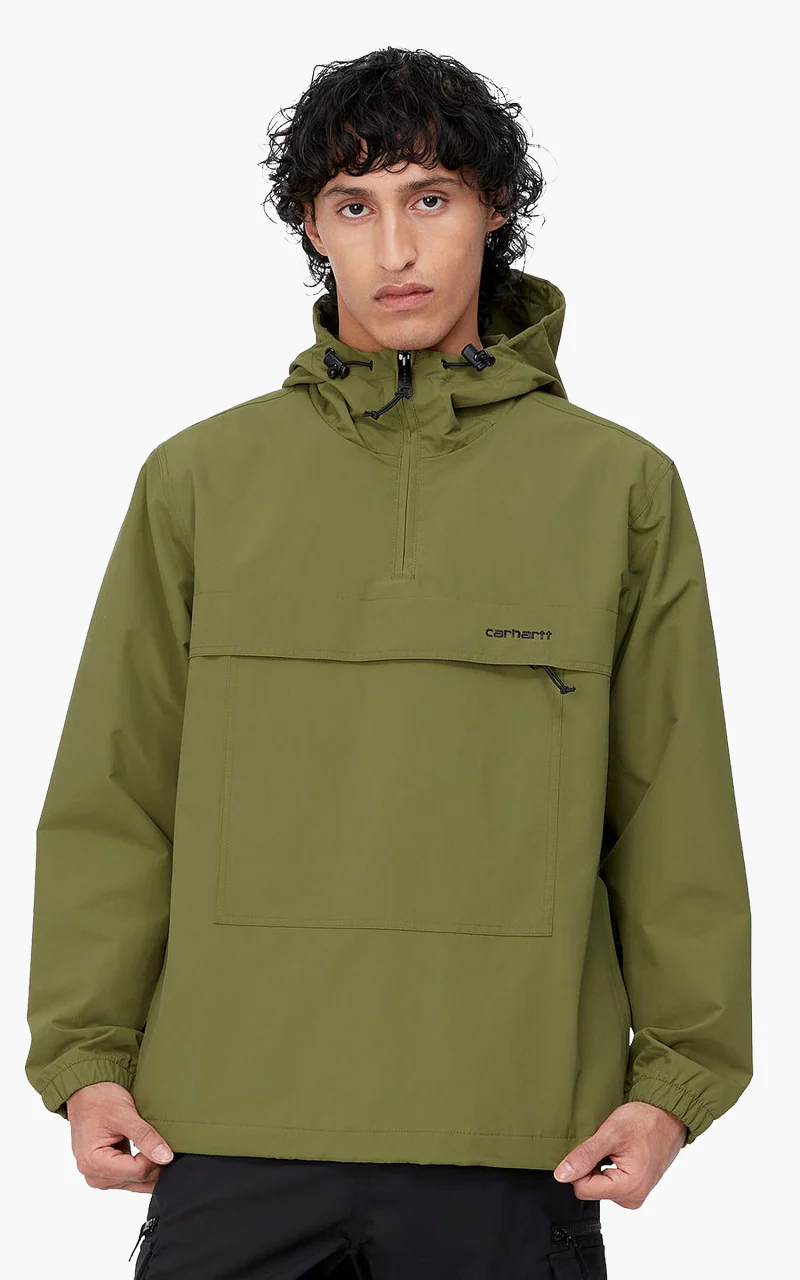 Carhartt WIP Windbreaker Pullover Kiwi/Black - Image 3