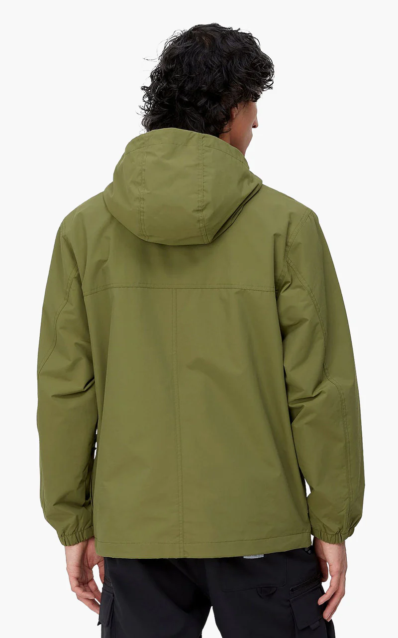 Carhartt WIP Windbreaker Pullover Kiwi/Black - Image 4