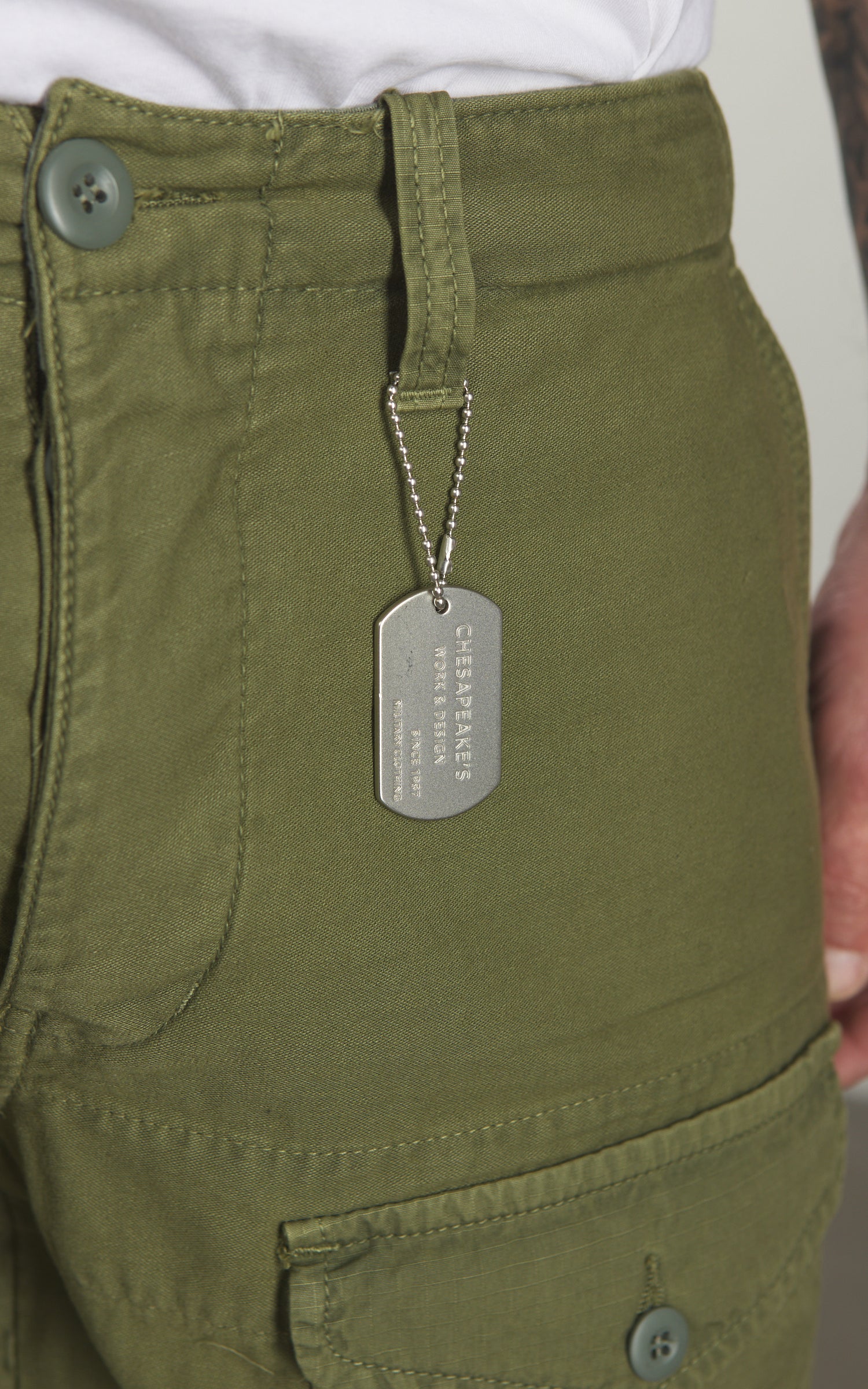 Chesapeake's Harbour Deck Short Military Green - Image 4