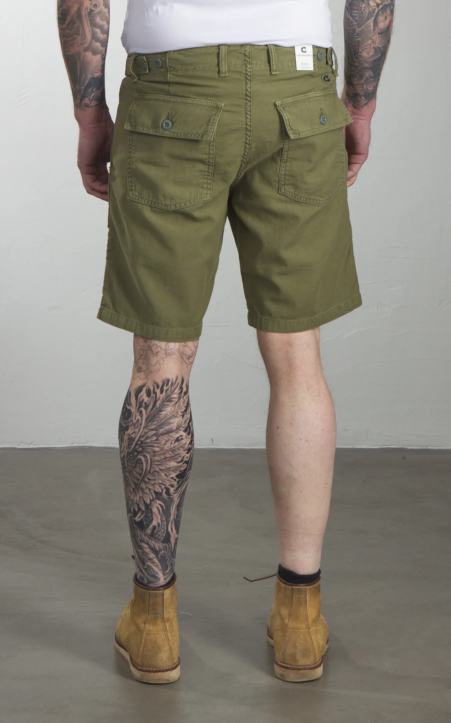 Chesapeake's Shannon Fatigue Short Military Green - Image 5