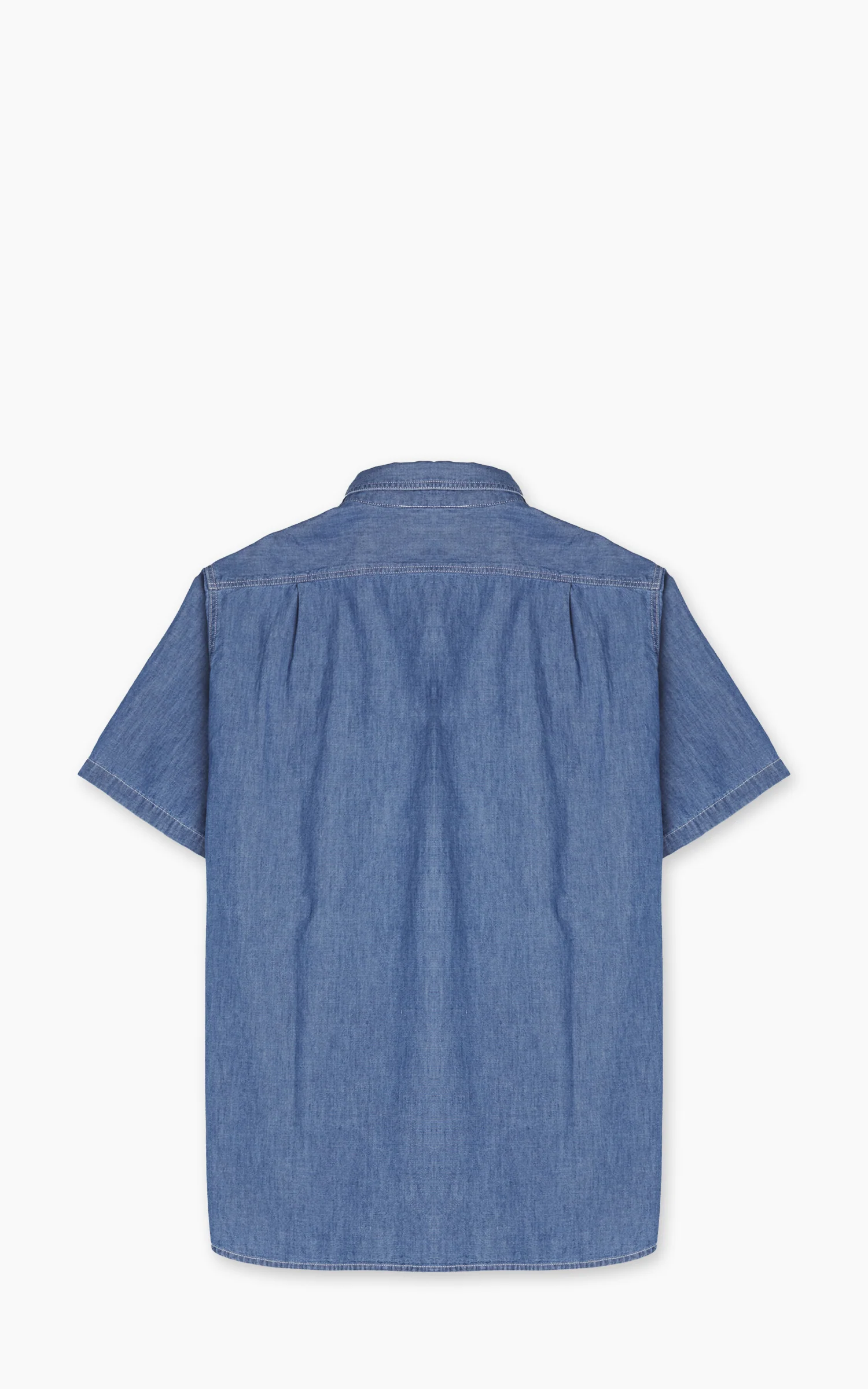 Chesapeake's Short Sleeve Chambray Shirt MC Buzz Chambray - Image 3