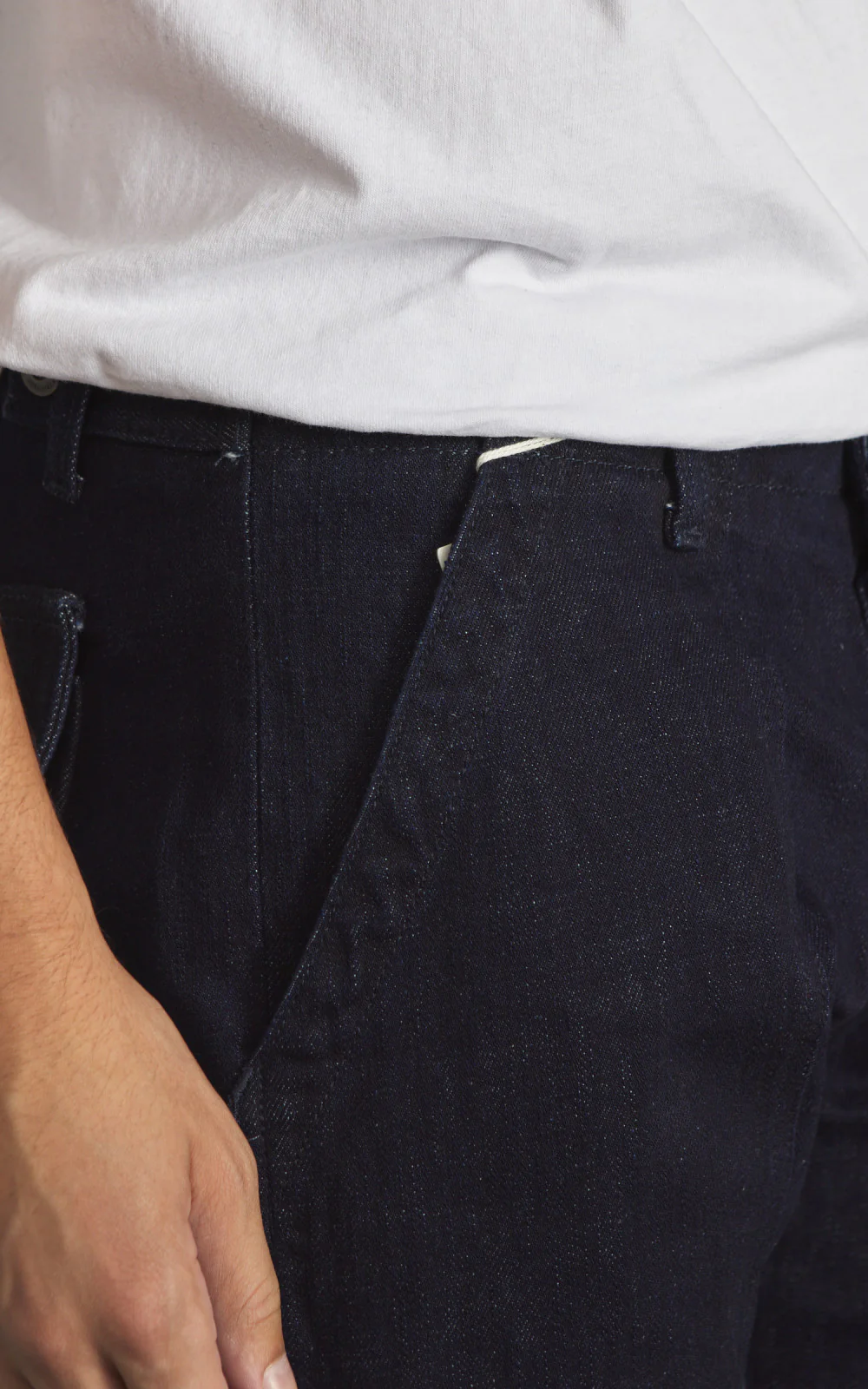Chesapeake's Fatigue Pant Denim Selvedge Rinsed Indigo - Image 6