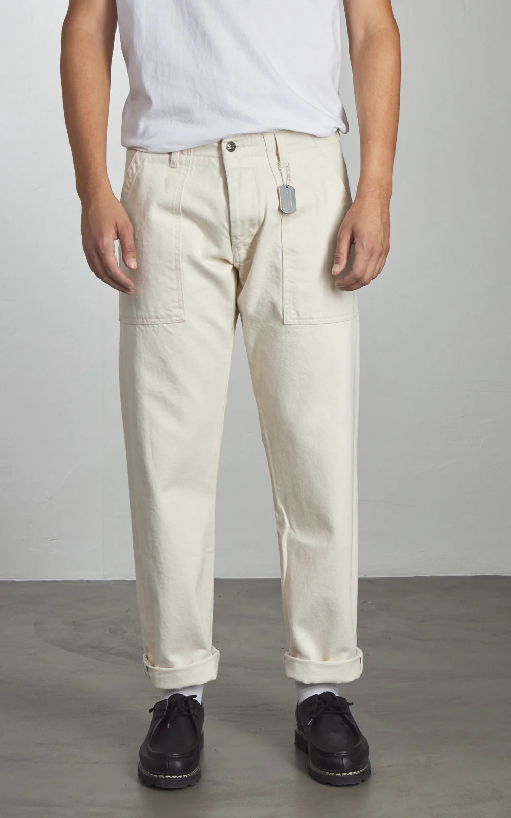 Chesapeake's Fatigue Pant Denim Selvedge Rinsed Natural - Image 2