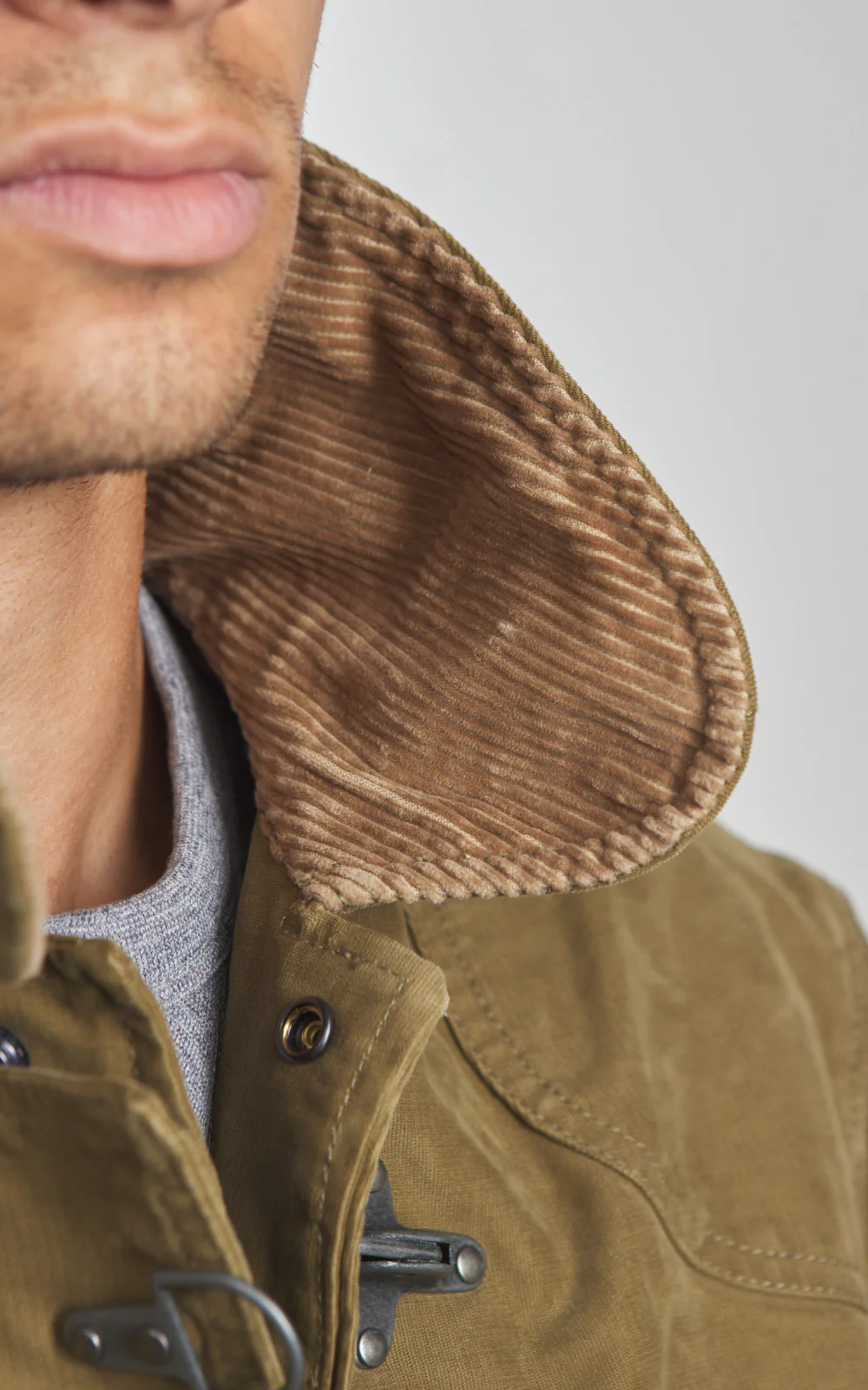 Chesapeake's Jungle Cloth Bedford Fireman Jacket Khaki Green - Image 10