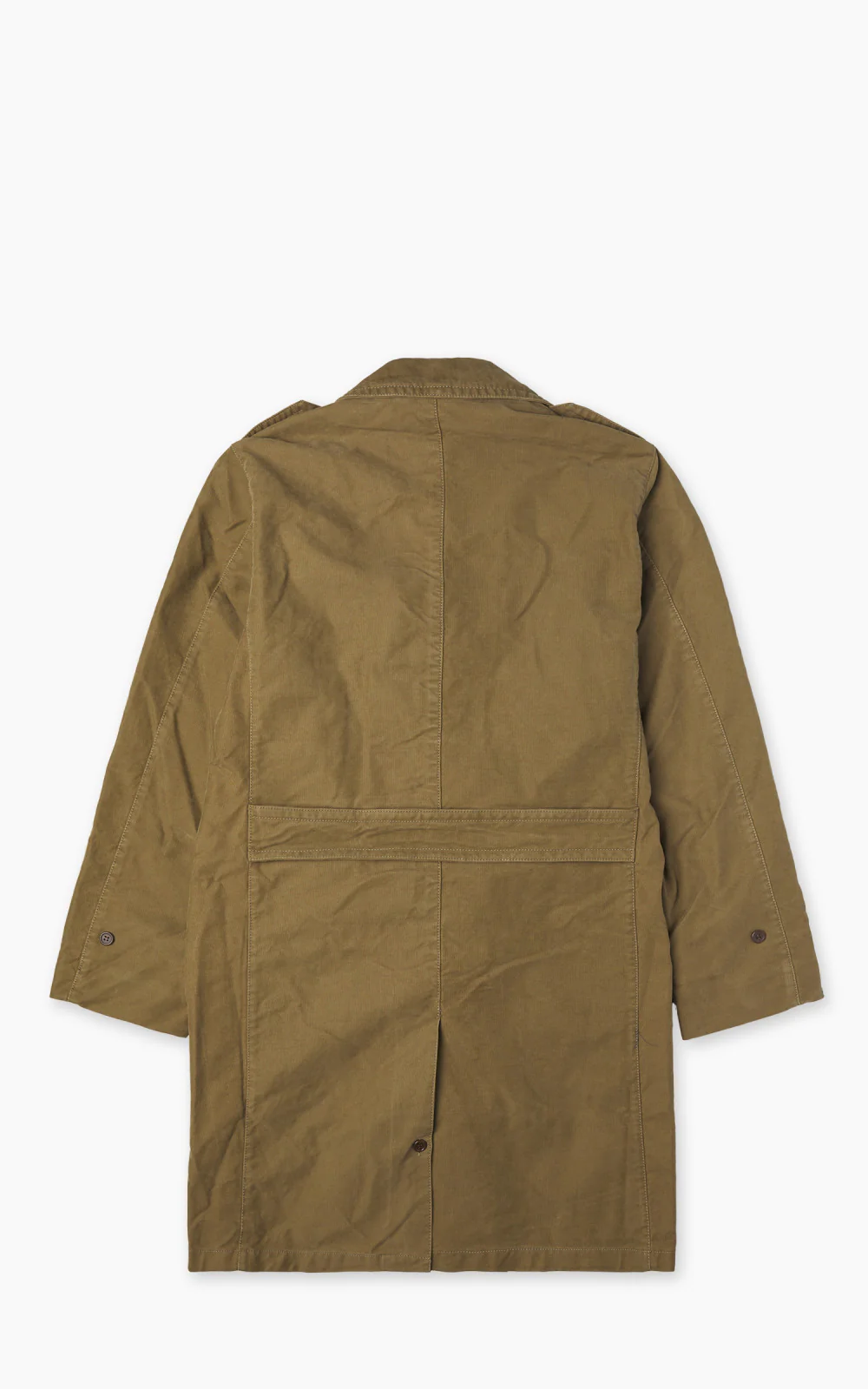 Chesapeake's Jungle Cloth Naval Officer Trench Coat Khaki Green - Image 10