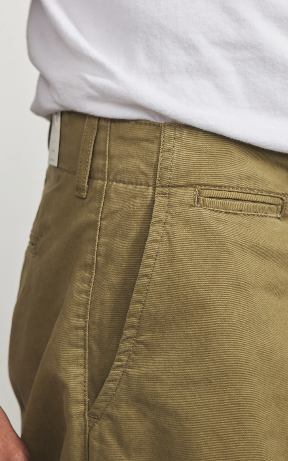 Chesapeake's Officer Chino Pant Gabardine Khaki Green - Image 3