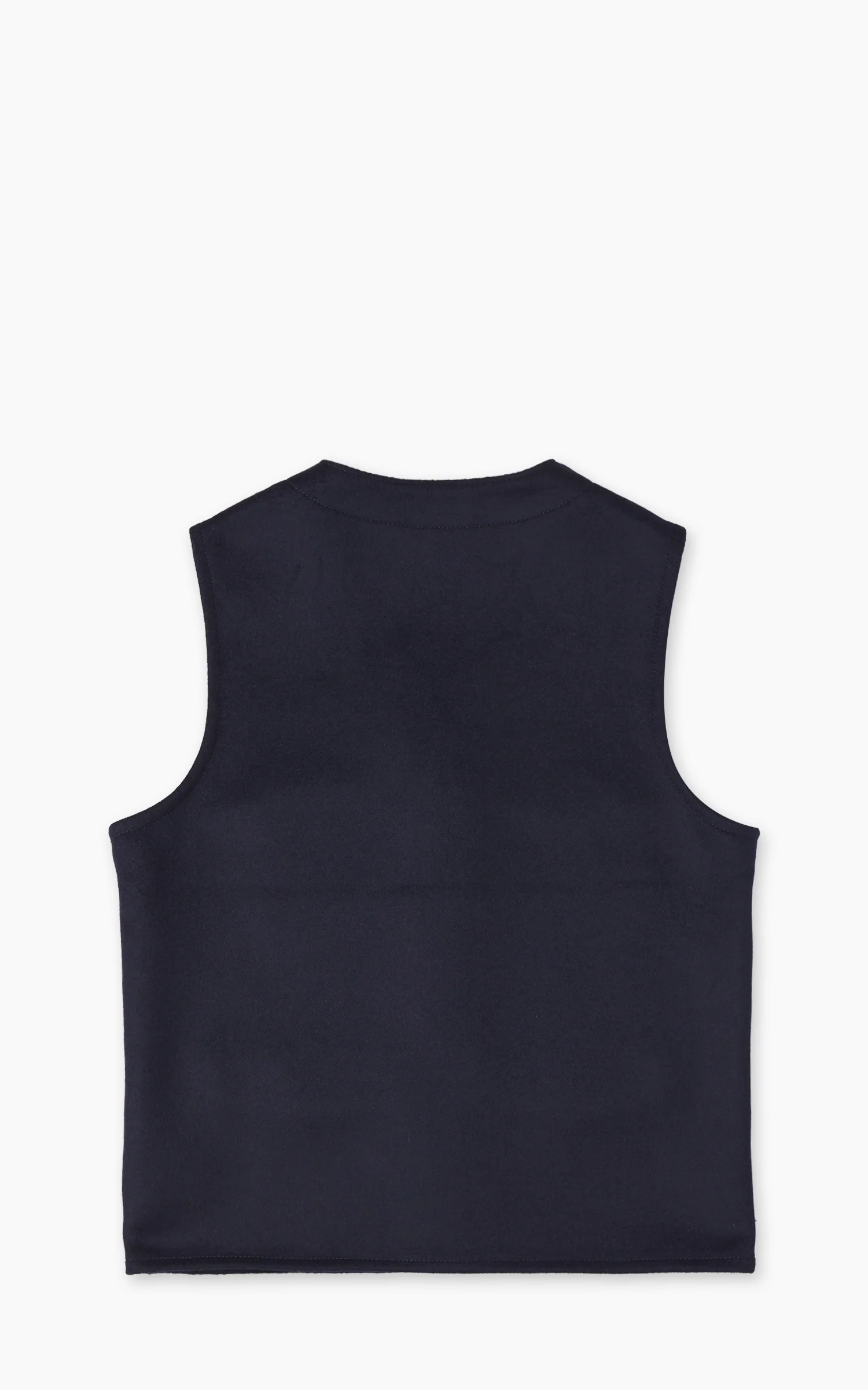 Chesapeake's Oregon Heavyweight Wool Vest Navy Blue - Image 3