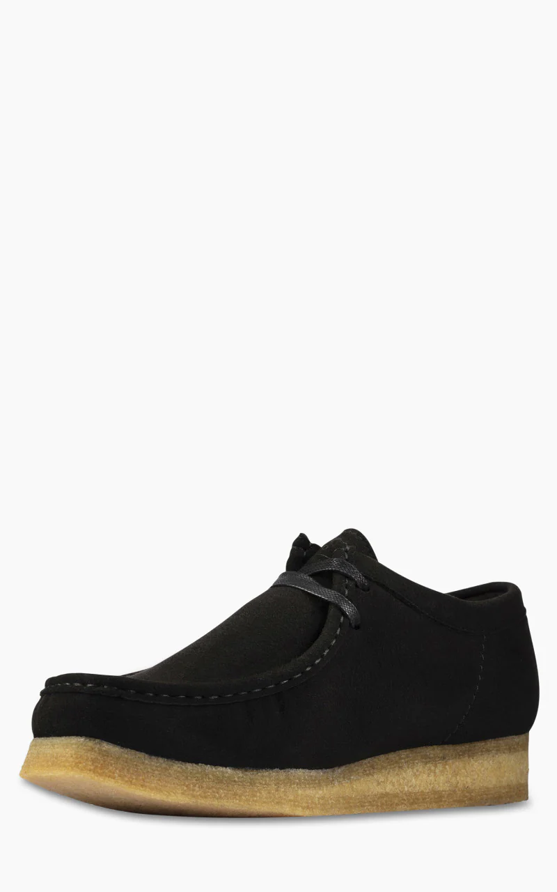 Clarks Wallabee Vegan Black - Image 4