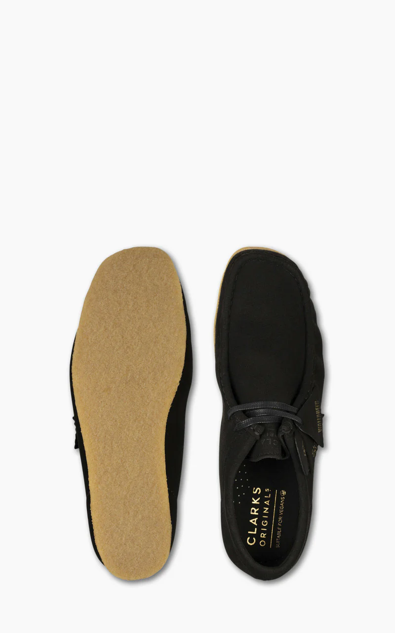 Clarks Wallabee Vegan Black - Image 7