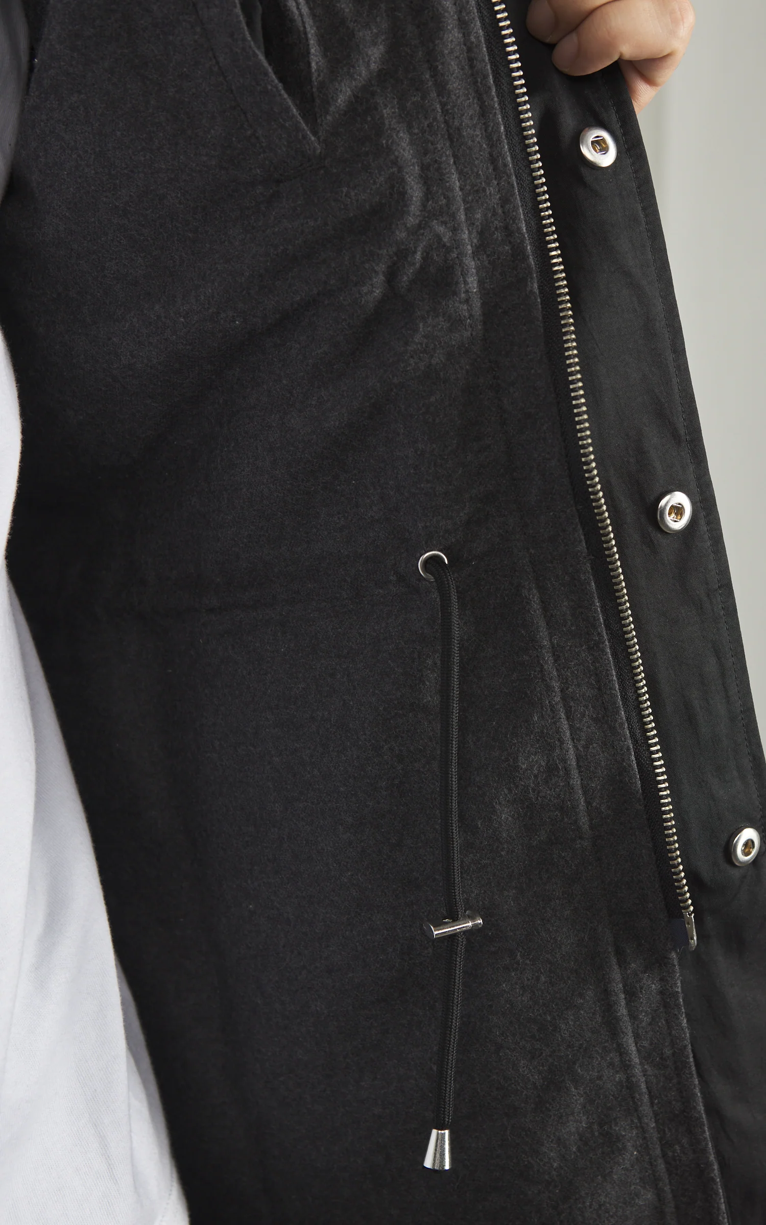 3sixteen Country Jacket Waxed Nylon Black - Image 5