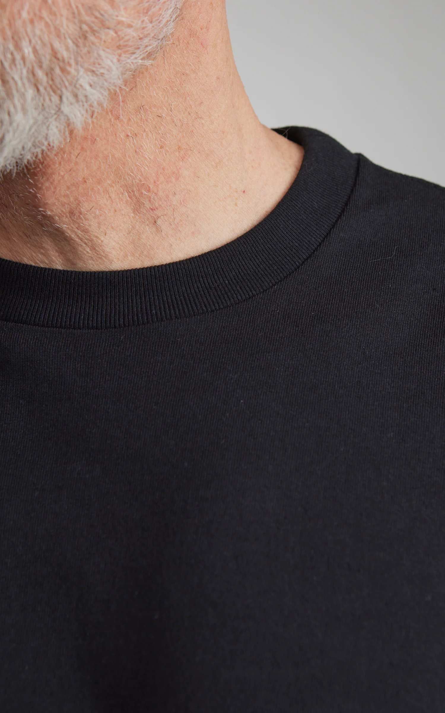 Cotton Research Club L/S T-Shirt Black - Image 5