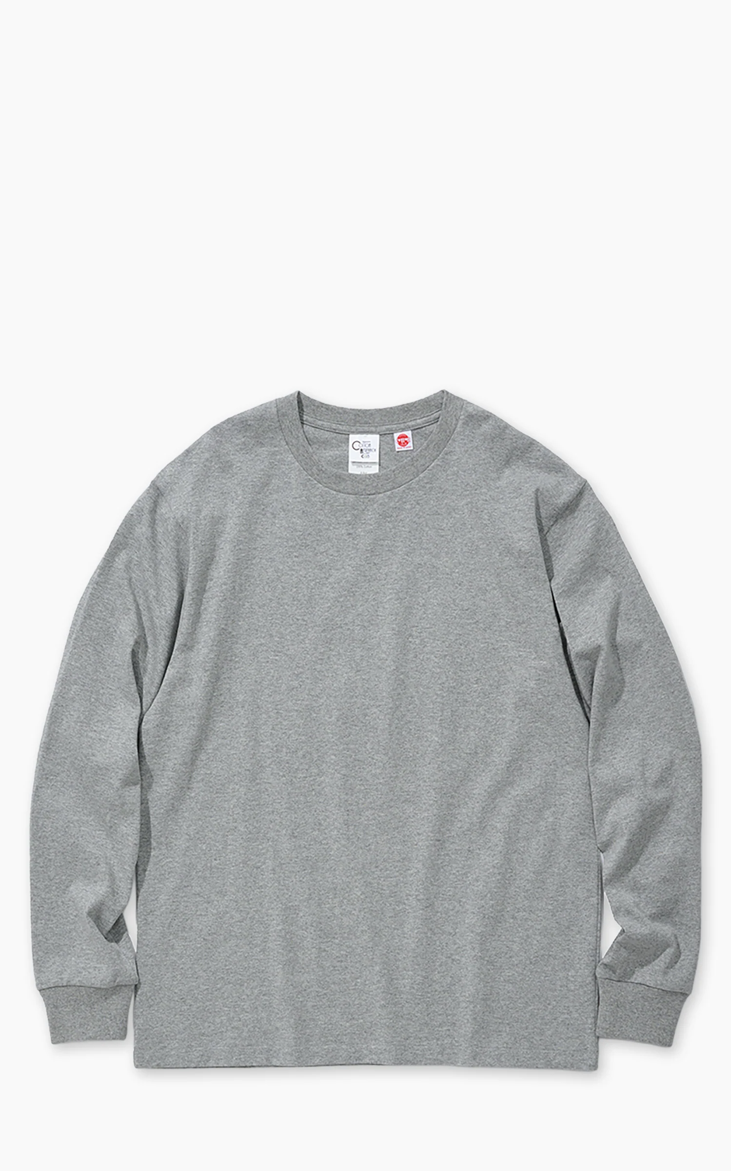 Cotton Research Club L/S T-Shirt Heather Grey