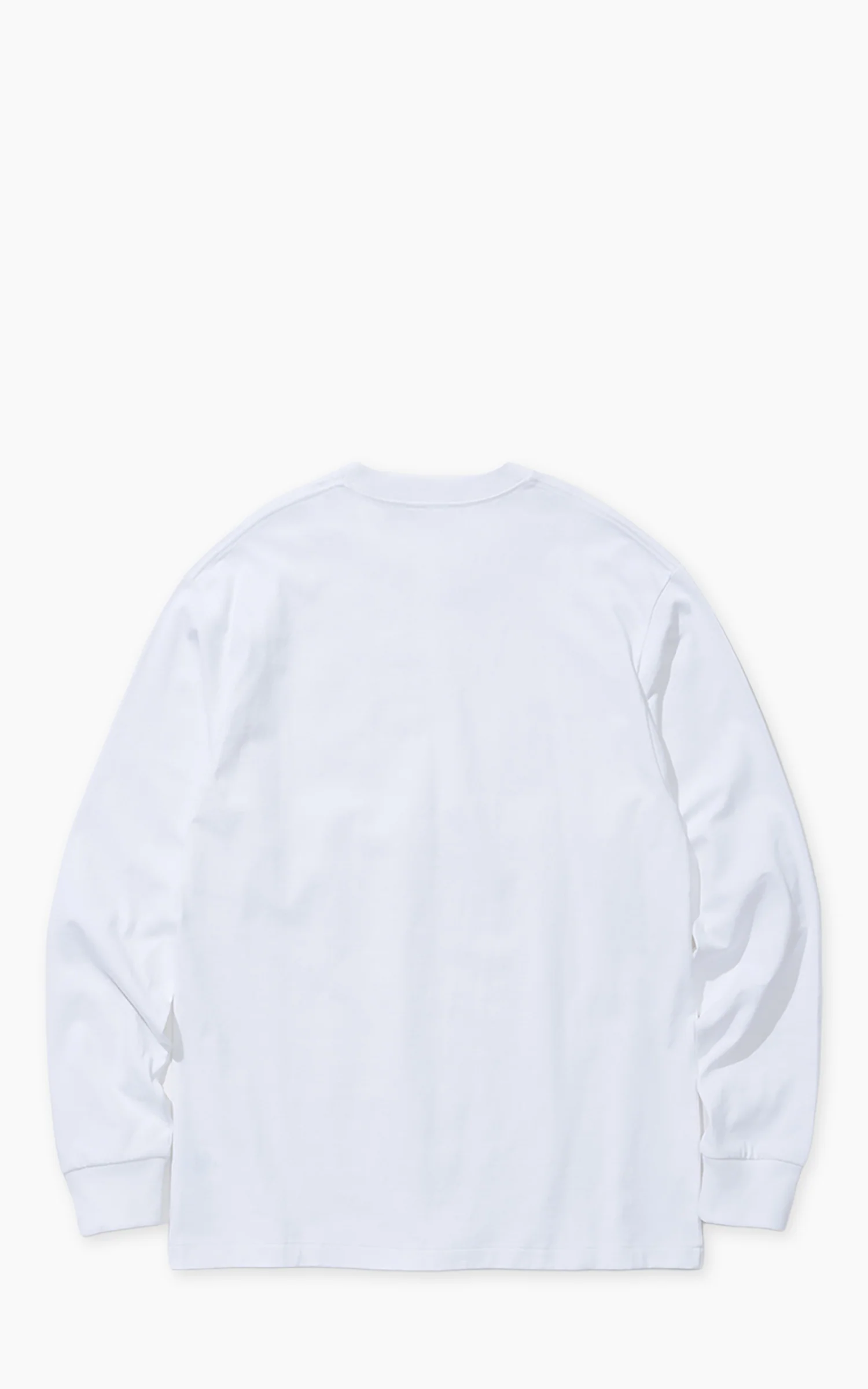 Cotton Research Club L/S T-Shirt White - Image 3