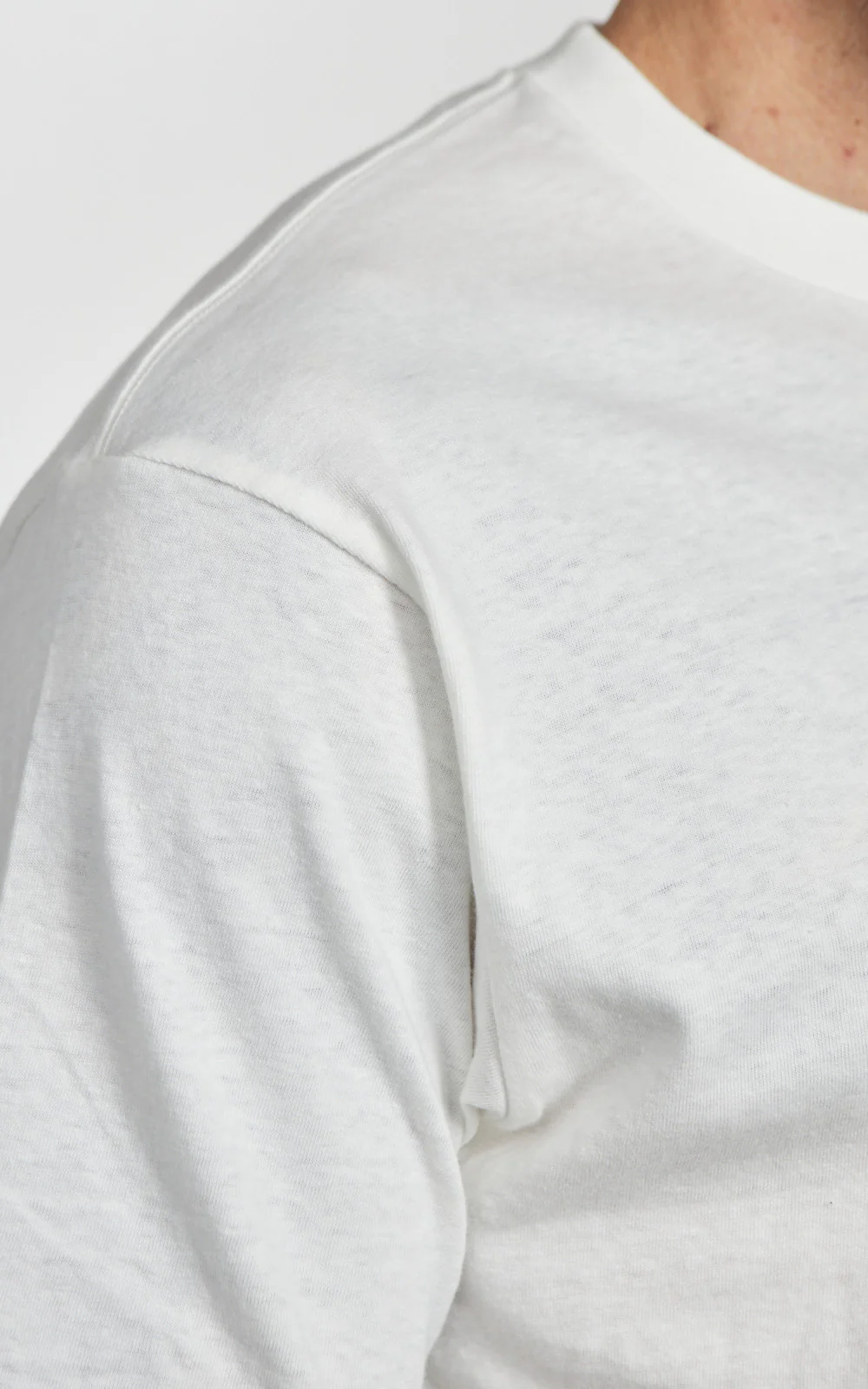 Cotton Research Club S/S Slubby T-Shirt White - Image 6