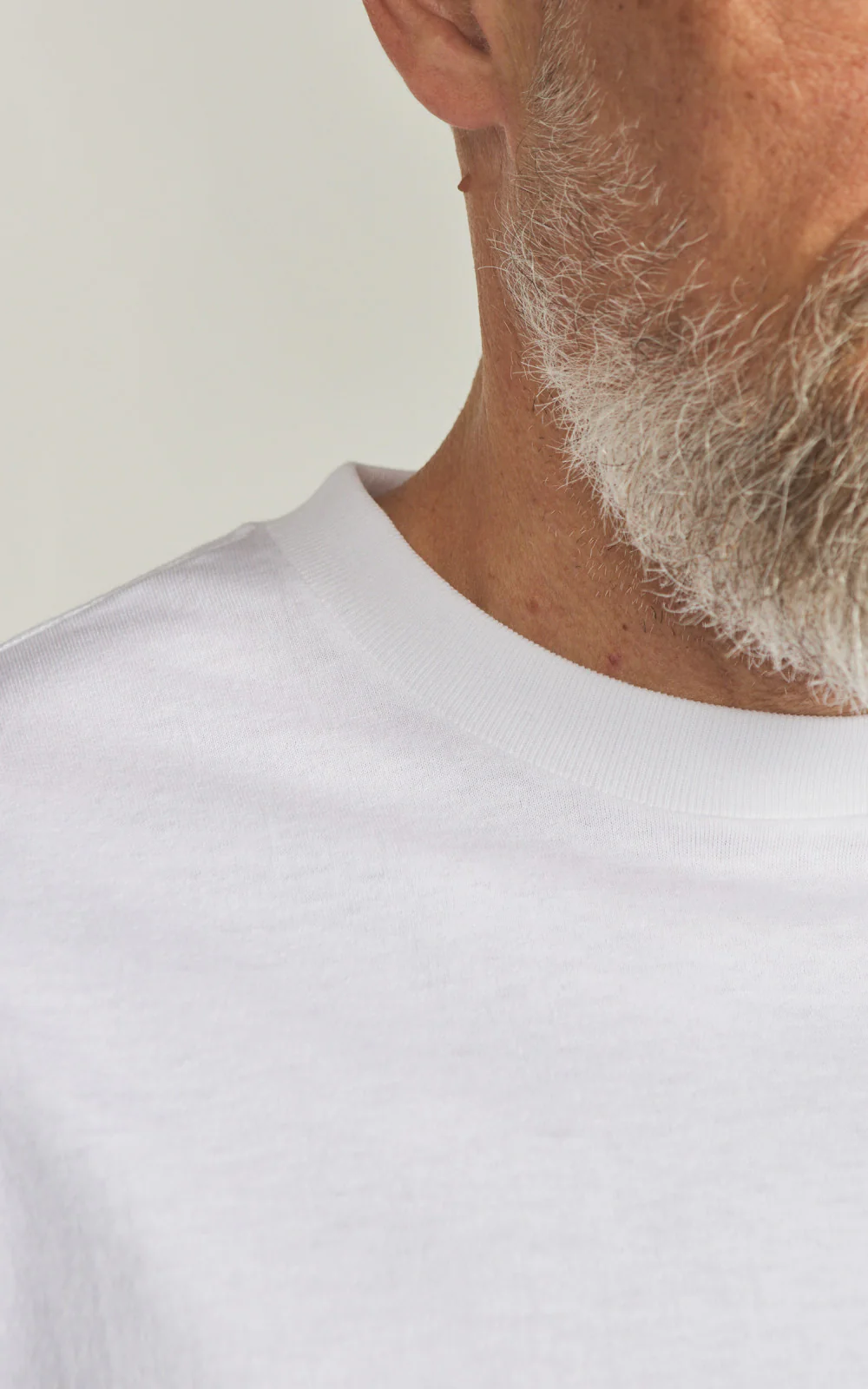 Cotton Research Club S/S Tubular T-Shirt White - Image 4