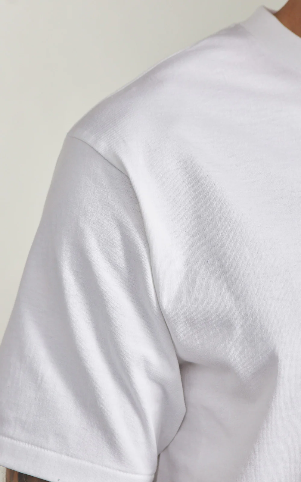 Cotton Research Club S/S Tubular T-Shirt White - Image 6