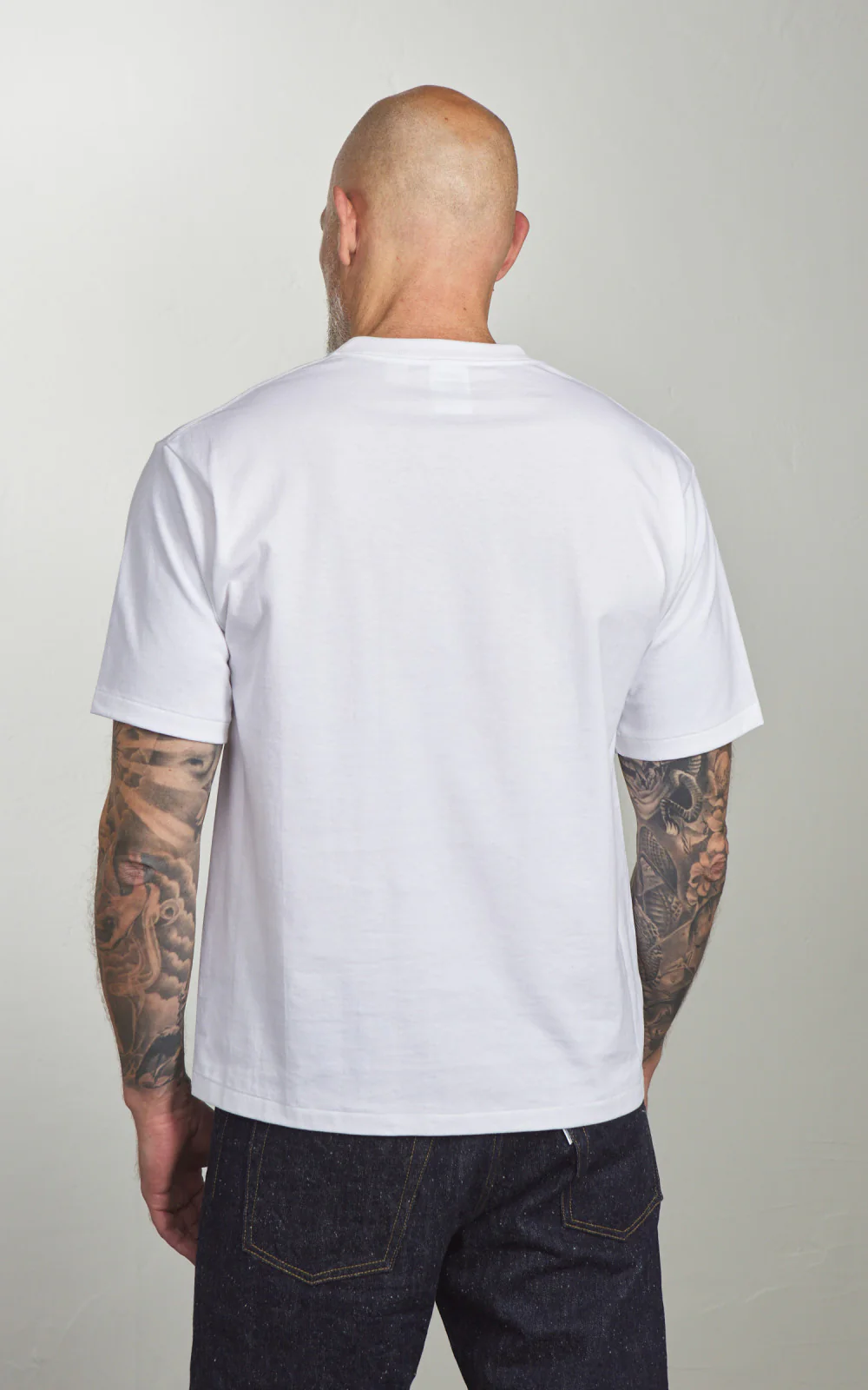 Cotton Research Club S/S Tubular T-Shirt White - Image 7
