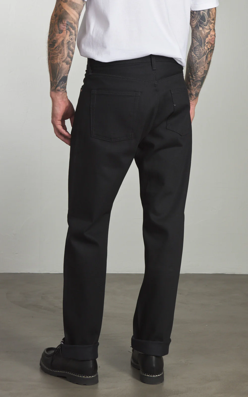Cotton Research Club Selvedge Denim Jeans Black 14.75oz - Image 5