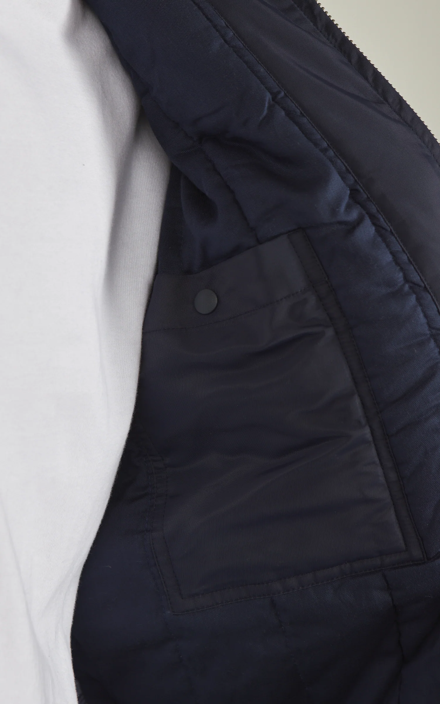 3sixteen CWU Flight Jacket Aviator Satin Blue - Image 5