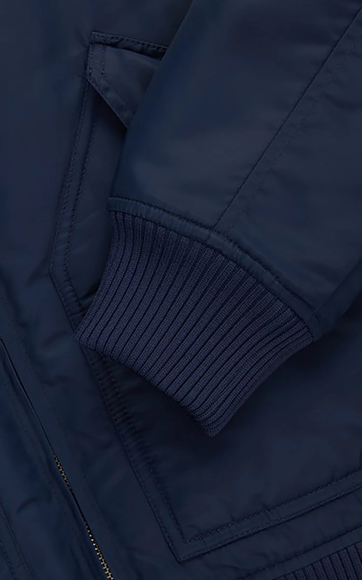 3sixteen CWU Flight Jacket Aviator Satin Blue - Image 6
