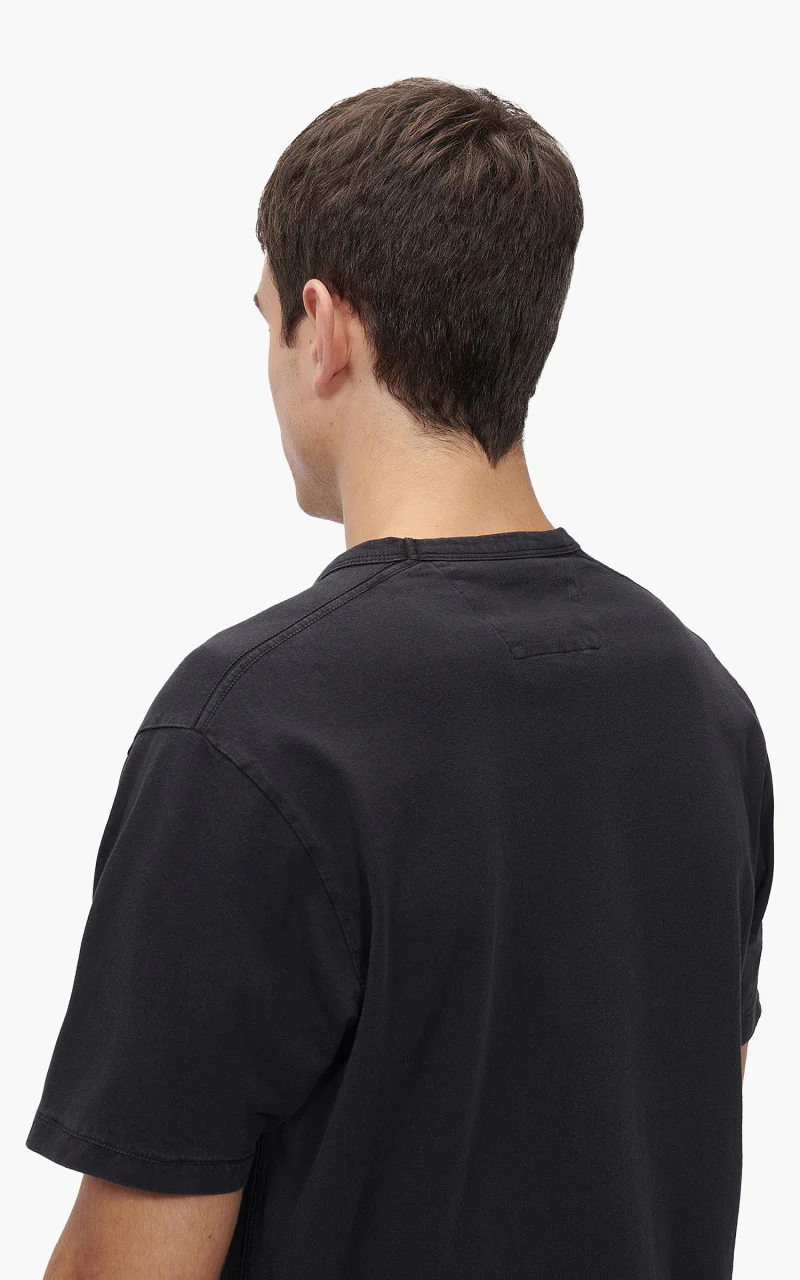 C.P. Company 1020 Jersey British Sailor T-Shirt Black - Image 6