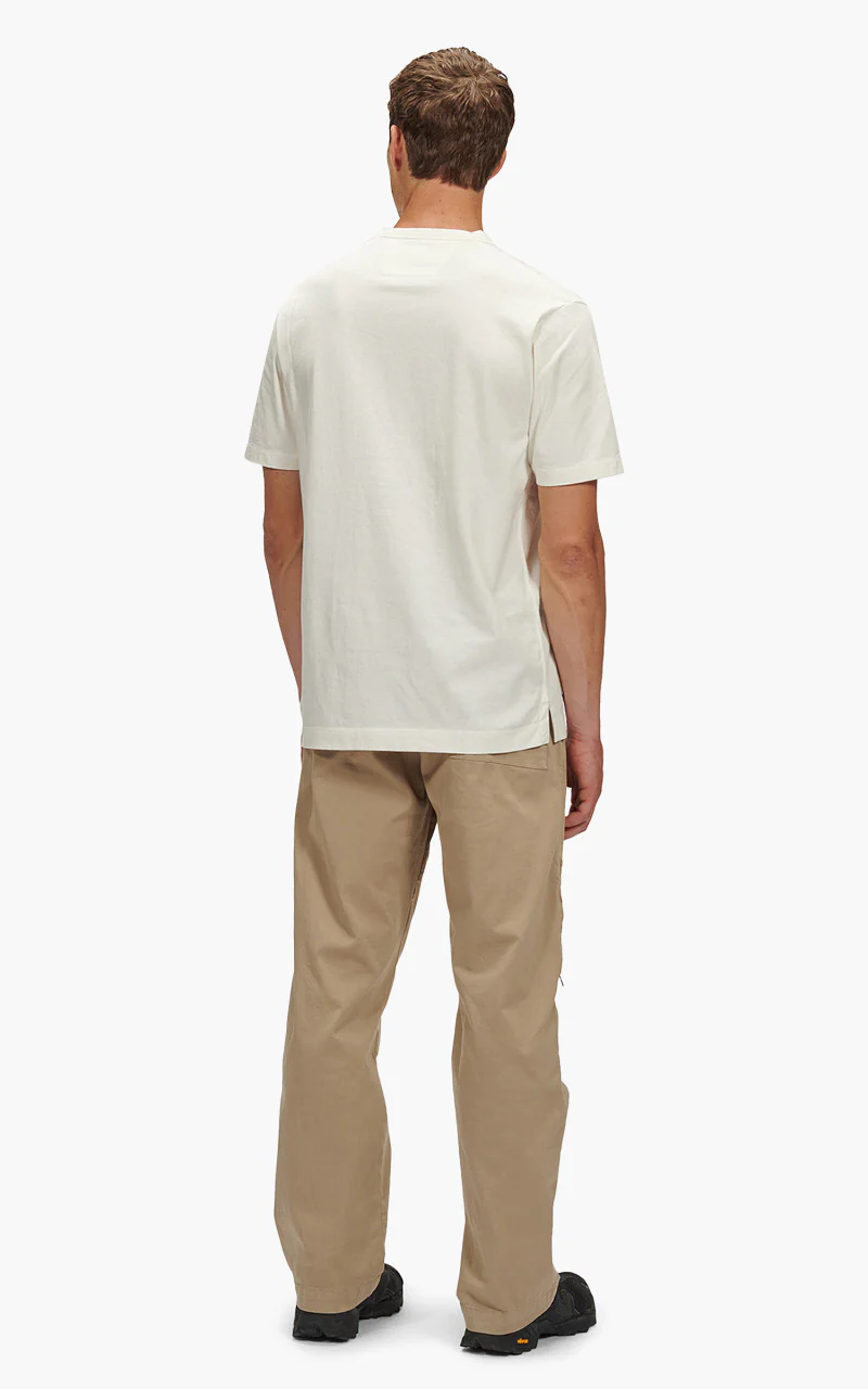 C.P. Company 1020 Jersey British Sailor T-Shirt Gauze White - Image 5