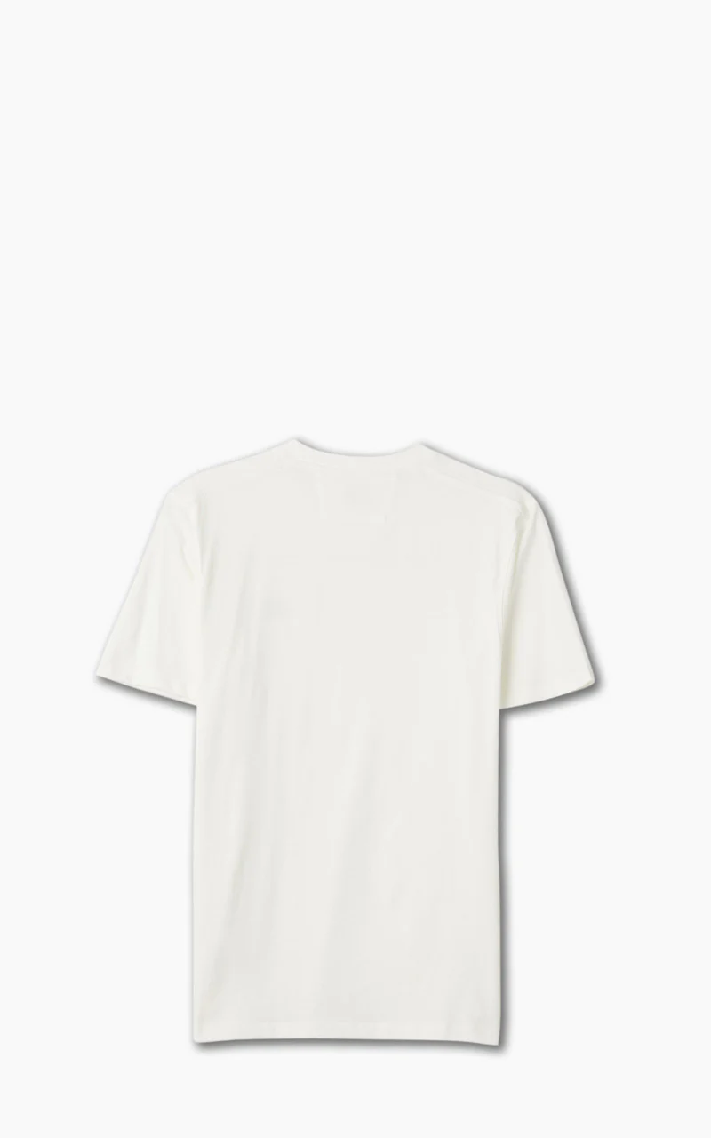 C.P. Company 30/1 Label Logo T-Shirt Gauze White - Image 3